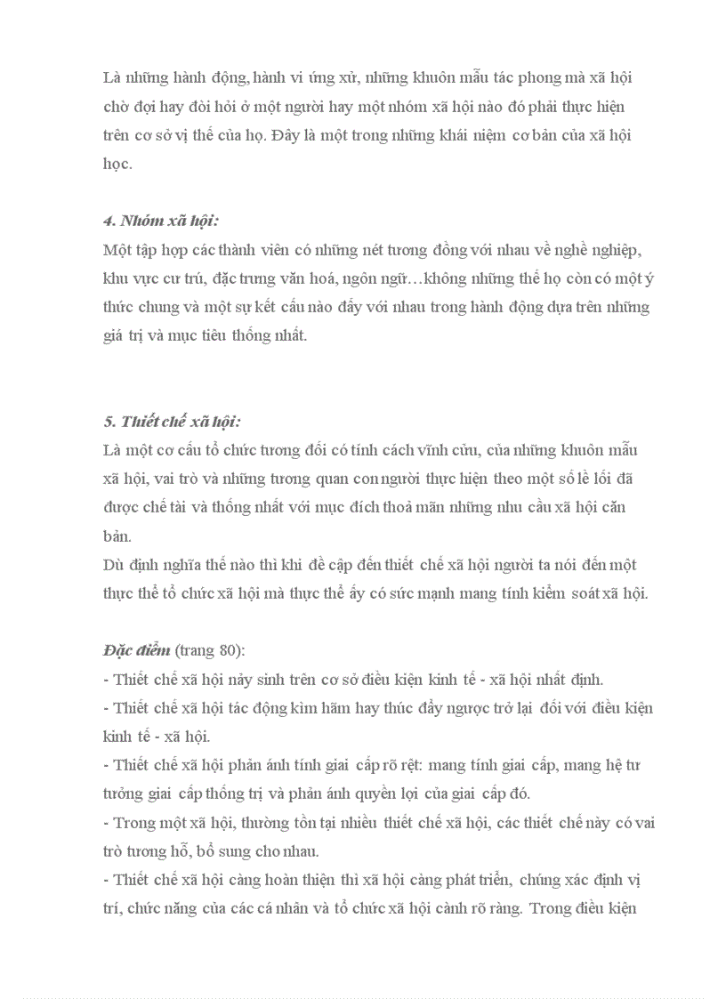 image for page Một số khái niệm then chốt trong xã hội học