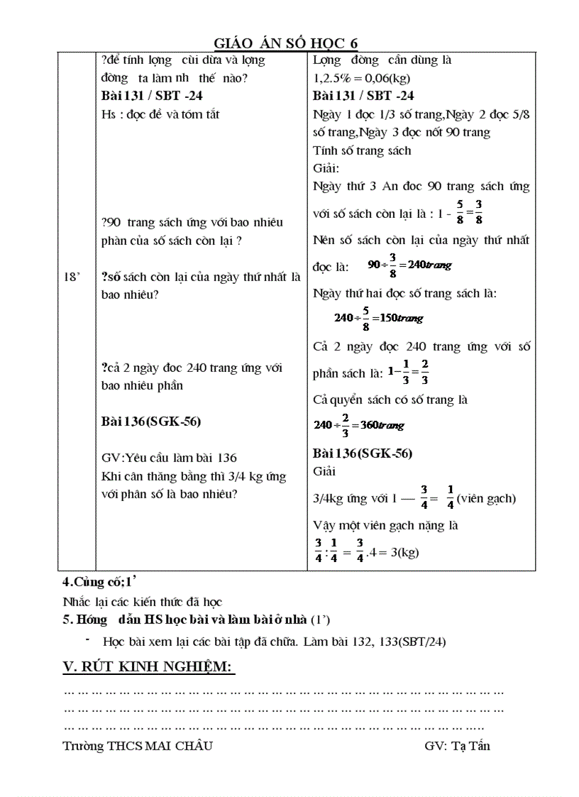 image for page Đề kiểm tra chuẩn đại số lớp 6