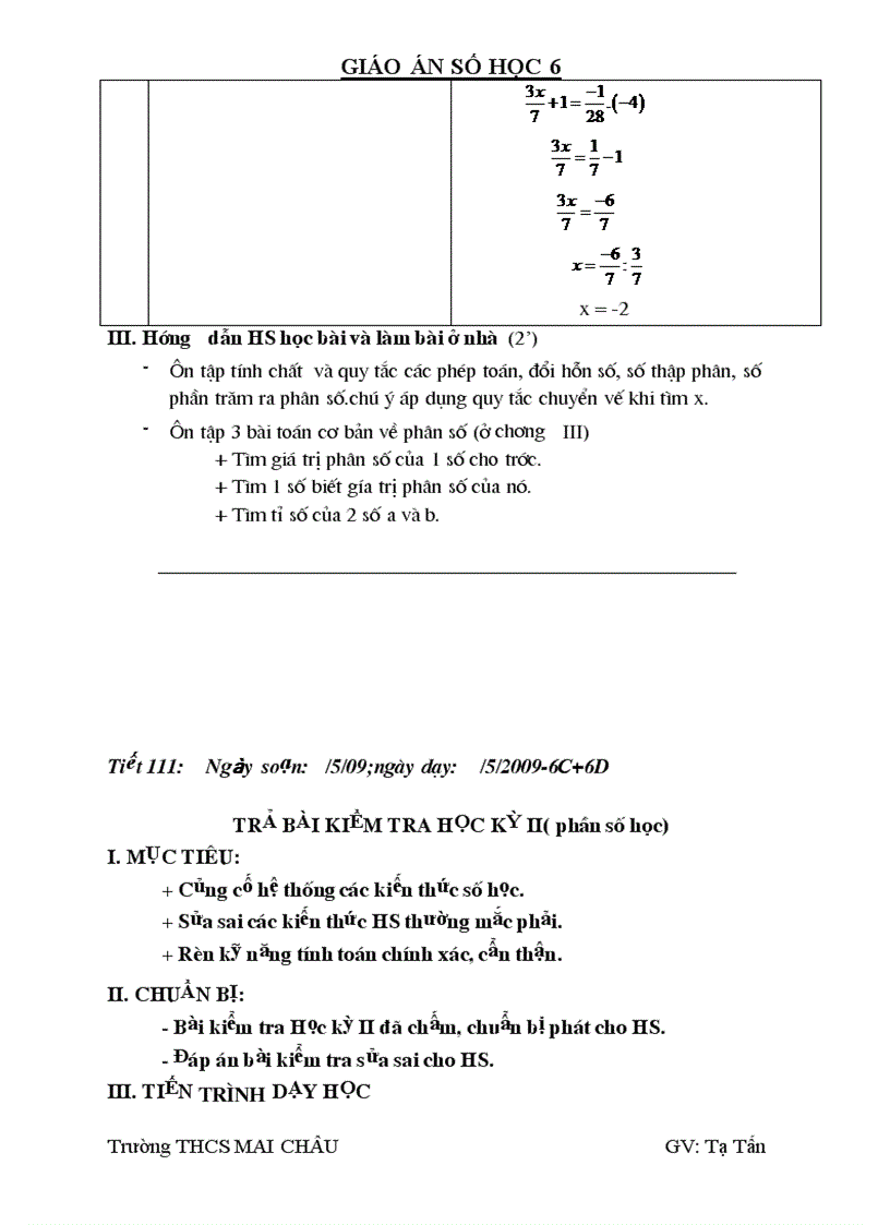 image for page Đề kiểm tra chuẩn đại số lớp 6