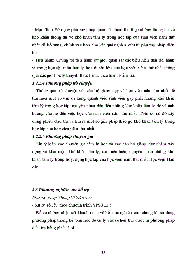 image for page Khó khăn tâm lý trong học tập của sinh viên năm thứ nhất học viện hậu cần