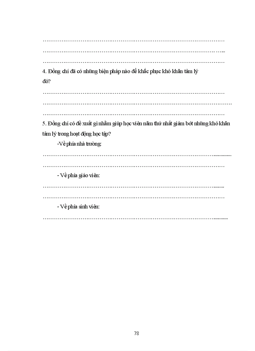 image for page Khó khăn tâm lý trong học tập của sinh viên năm thứ nhất học viện hậu cần