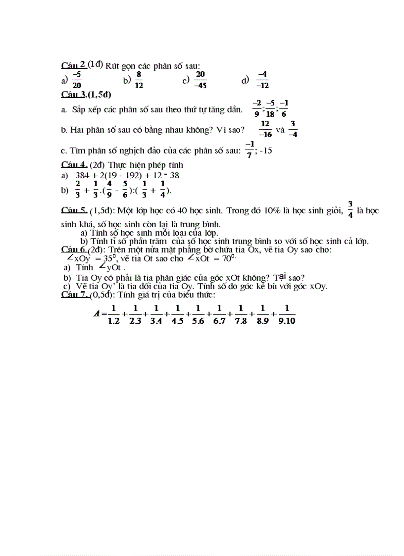 image for page Đề kiểm tra toan 6 ma trận