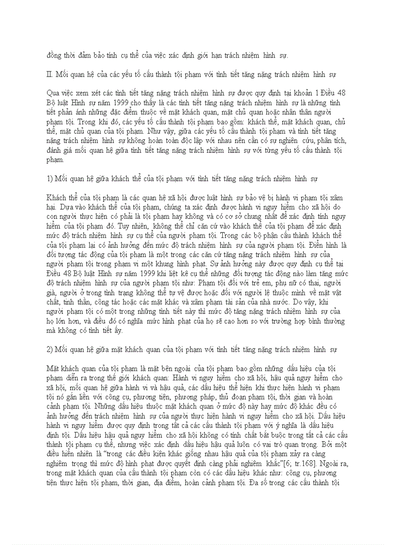 image for page Bàn về mối quan hệ giữa cấu thành tội phạm và tình tiết tăng nặng trách nhiệm hình sự