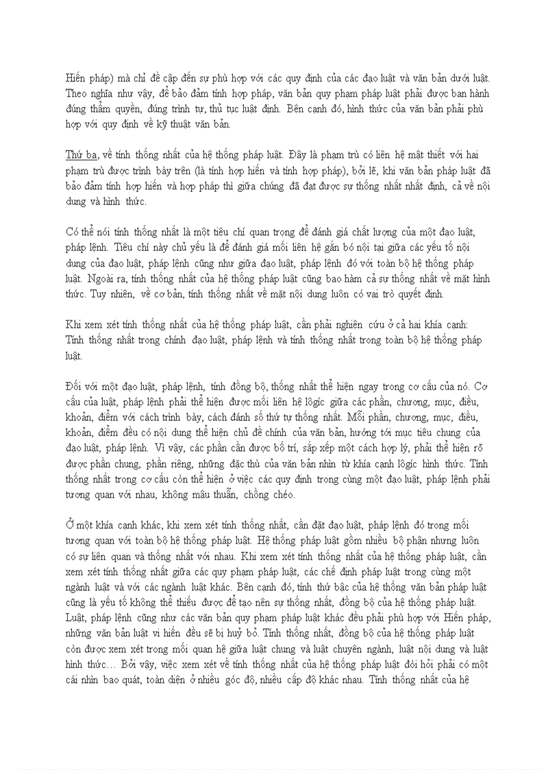 image for page Bảo đảm tính hợp hiến hợp pháp và tính thống nhất của hệ thống pháp luật