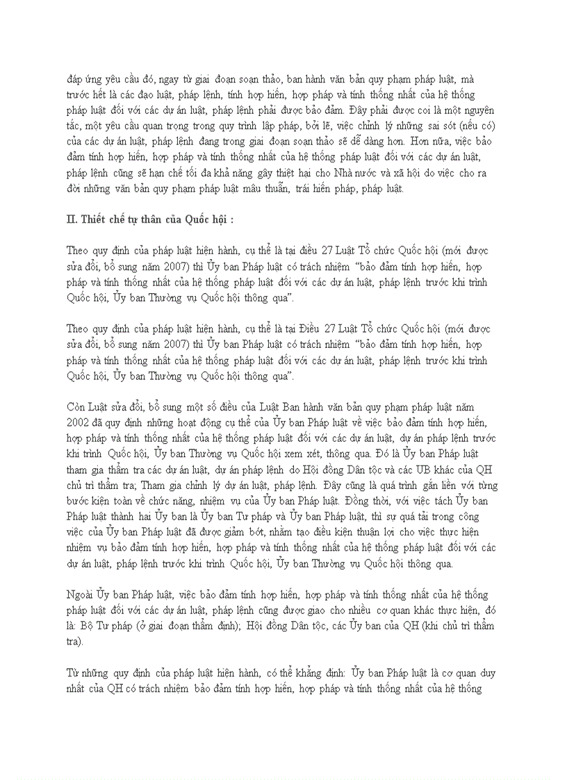 image for page Bảo đảm tính hợp hiến hợp pháp và tính thống nhất của hệ thống pháp luật