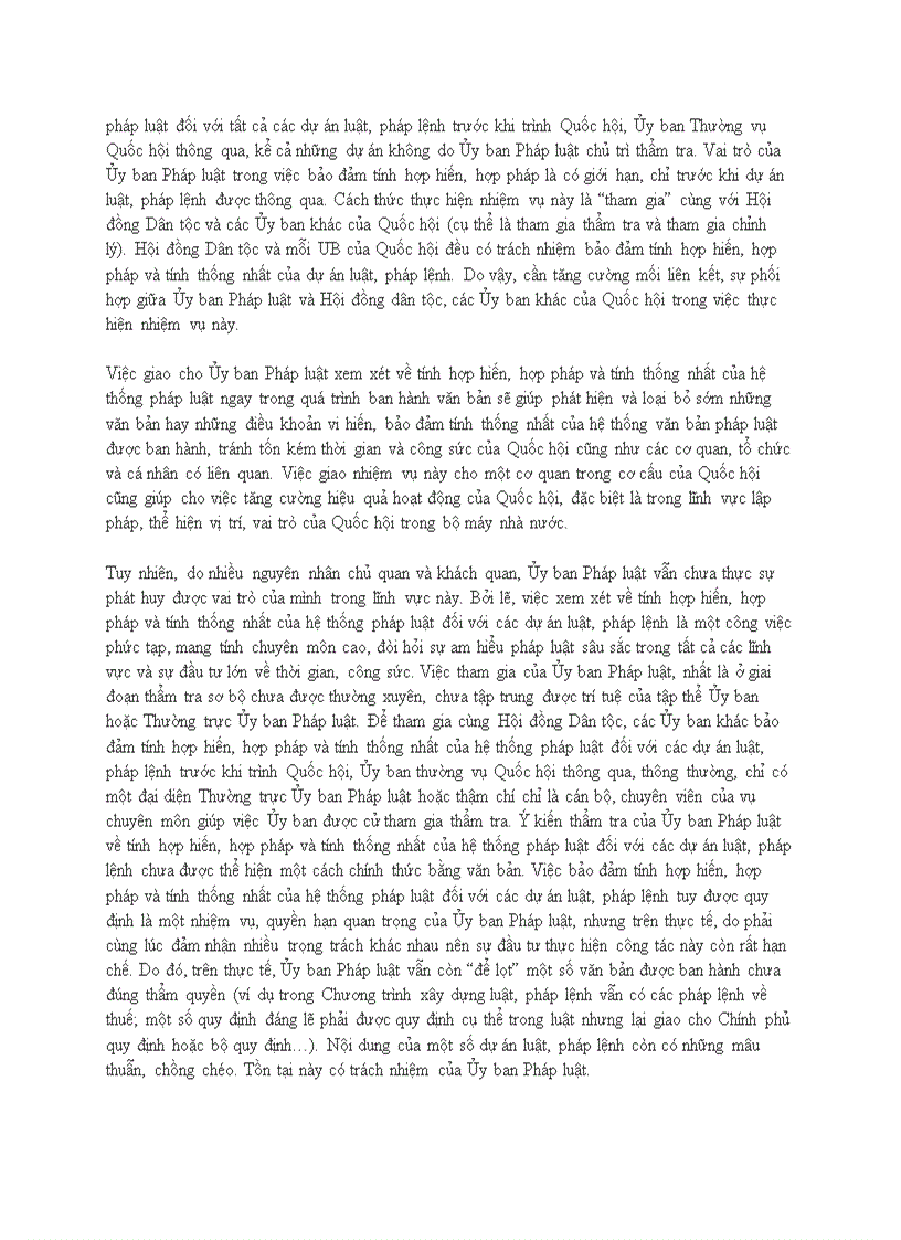 image for page Bảo đảm tính hợp hiến hợp pháp và tính thống nhất của hệ thống pháp luật