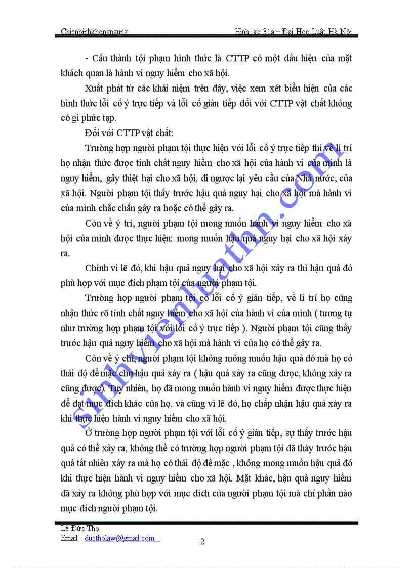 image for page Lỗi cố ý gián tiếp và tội phạm có cấu thành hình thức