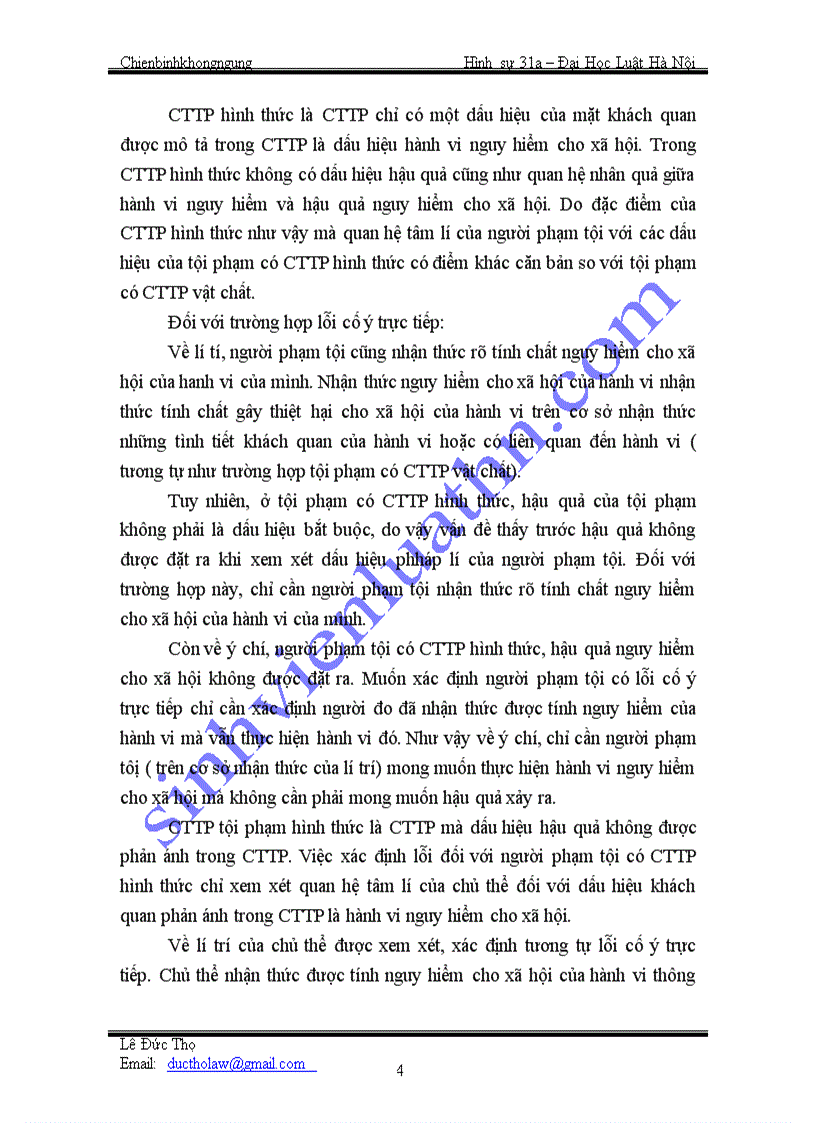 image for page Lỗi cố ý gián tiếp và tội phạm có cấu thành hình thức