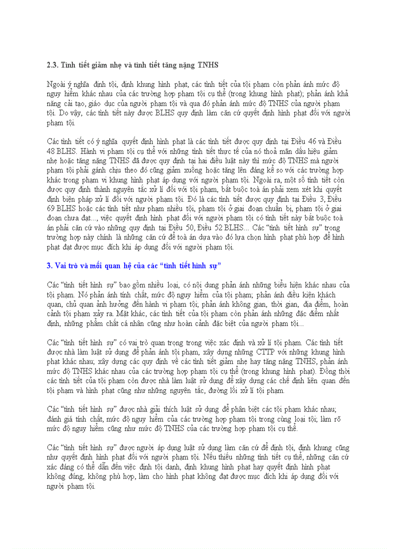 image for page Vấn đề tình tiết hình sự trong Bộ luật hình sự