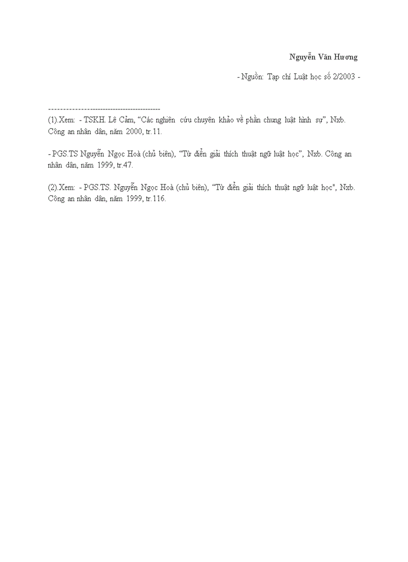 image for page Vấn đề tình tiết hình sự trong Bộ luật hình sự