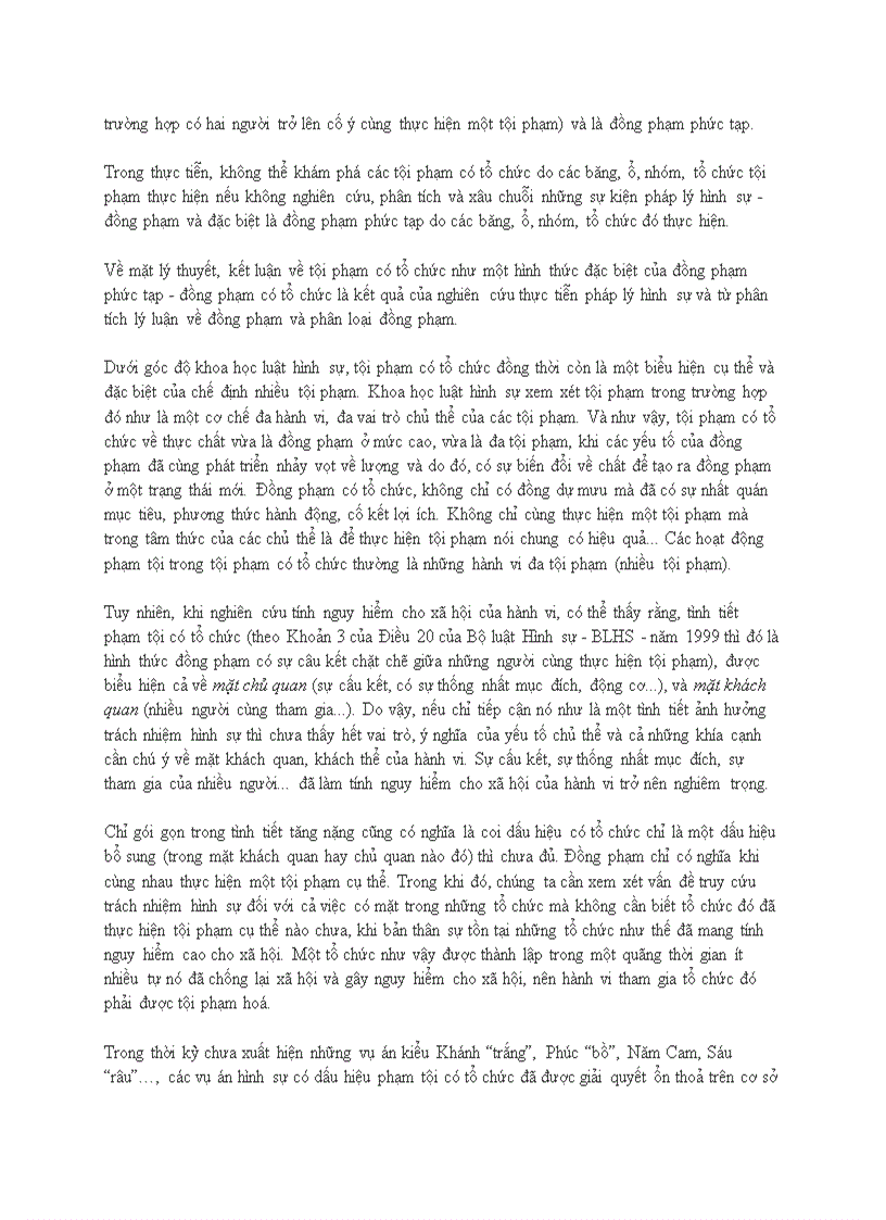 image for page Vấn đề tội phạm có tổ chức và trách nhiệm hình sự pháp nhân trong sửa đổi bộ luật hình sự 1999