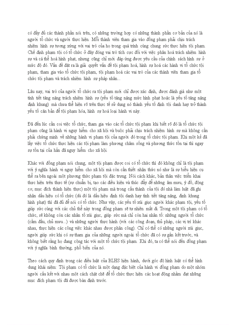 image for page Vấn đề tội phạm có tổ chức và trách nhiệm hình sự pháp nhân trong sửa đổi bộ luật hình sự 1999