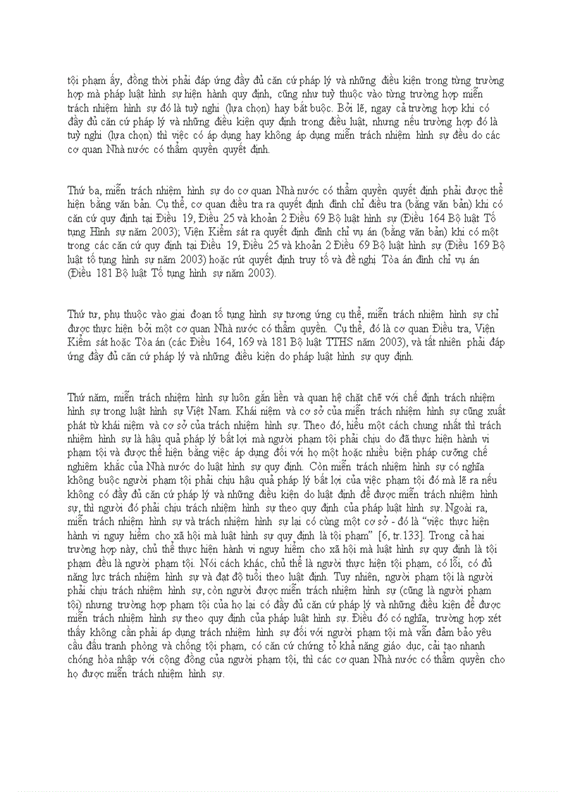 image for page Về chế định miễn trách nhiệm hình sự trong bộ luật hình sự Việt Nam năm 1999