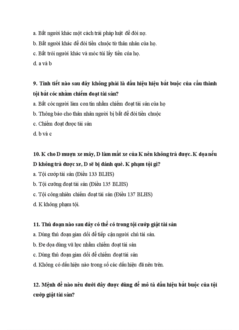 image for page Ôn tập phần các tội xâm phạm sở hữu