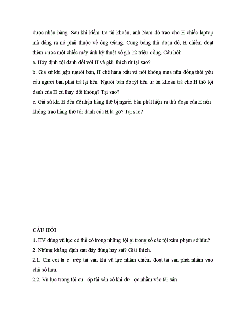 image for page Ôn tập phần các tội xâm phạm sở hữu