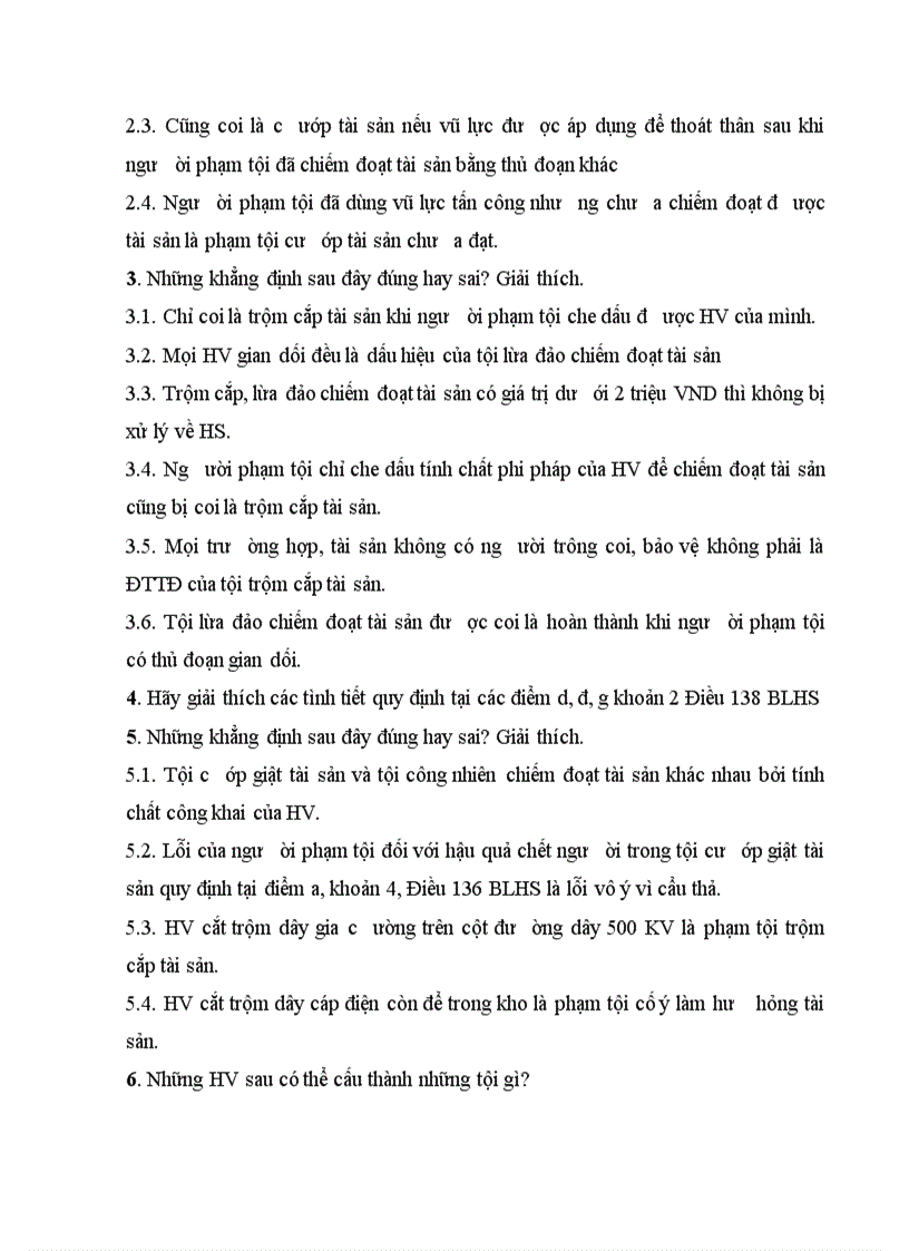 image for page Ôn tập phần các tội xâm phạm sở hữu