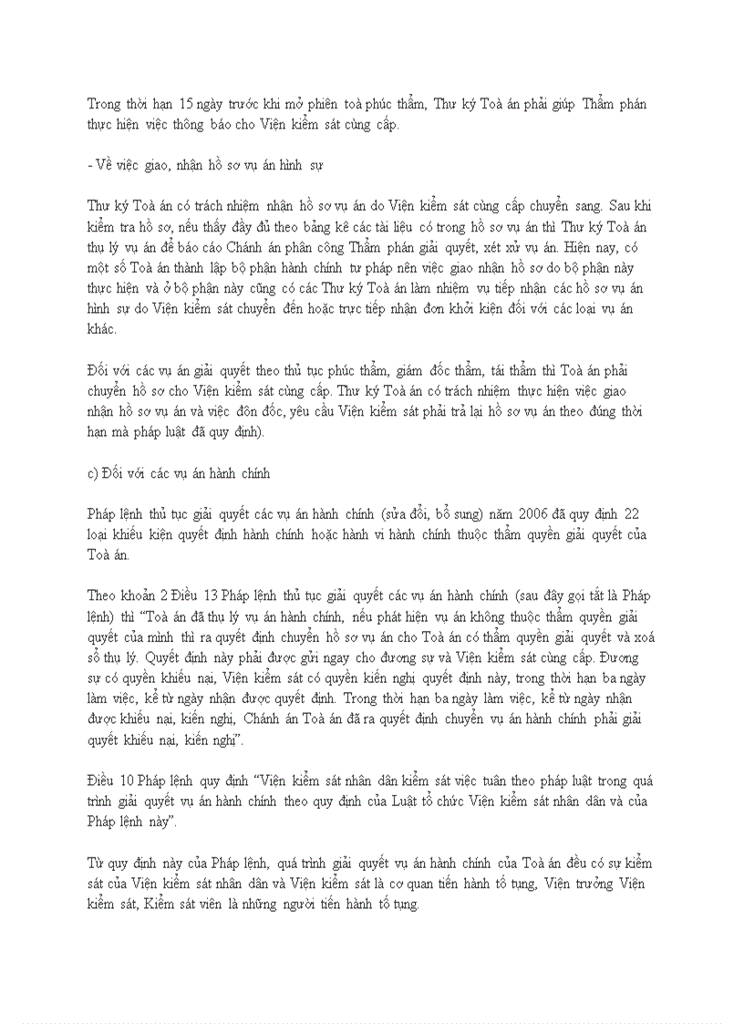 image for page Mối quan hệ giữa thư ký toà án với thẩm phán hội thẩm toà án viện kiểm sát và những người tham gia tố tụng trong việc giải quyết xét xử các loại vụ án