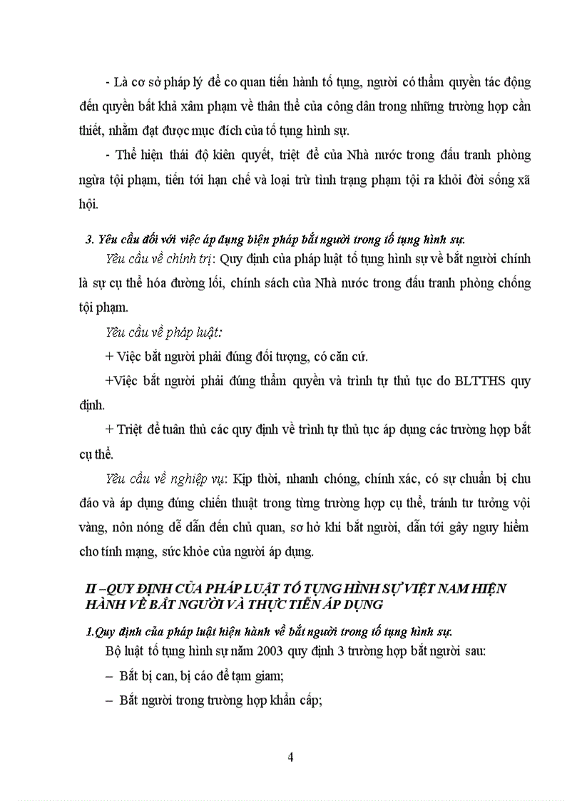 image for page Bắt người thực tiễn áp dụng và hướng hoàn thiện