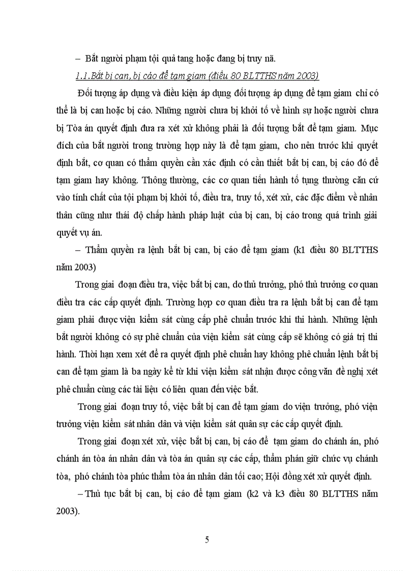 image for page Bắt người thực tiễn áp dụng và hướng hoàn thiện