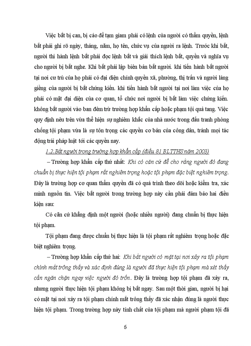 image for page Bắt người thực tiễn áp dụng và hướng hoàn thiện