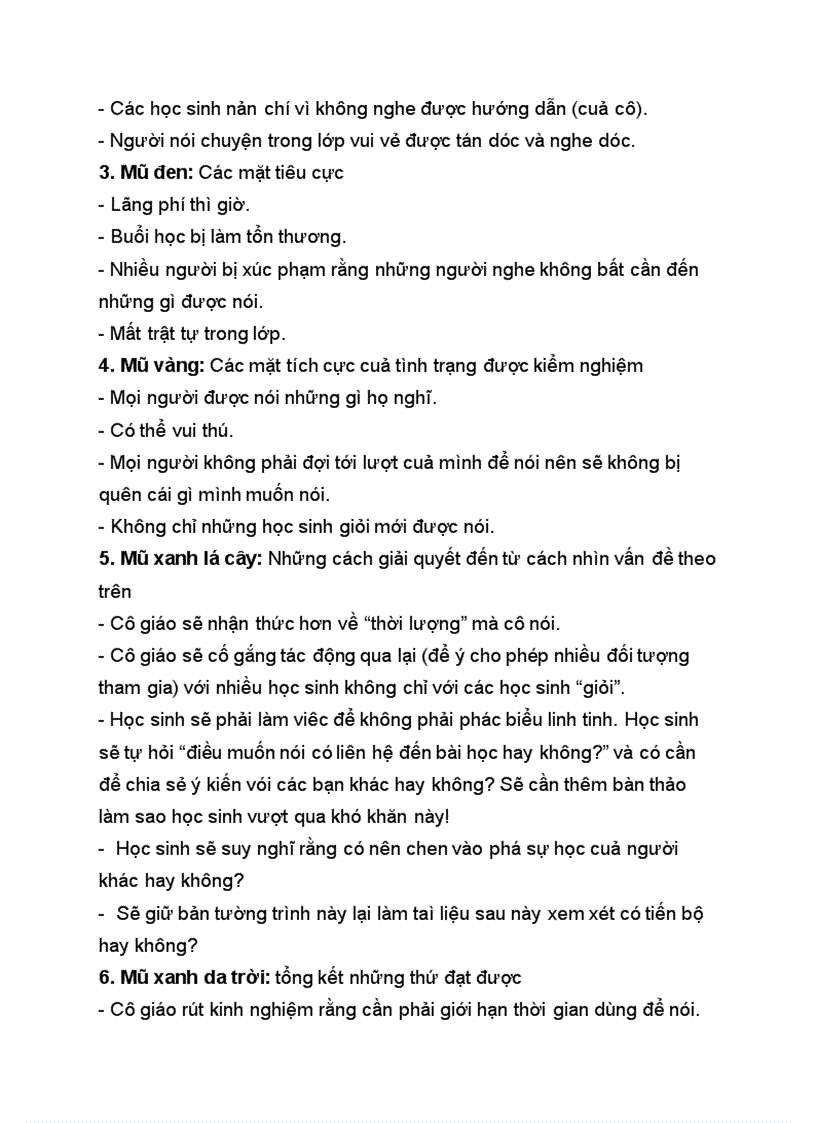 image for page Kỹ thuật 6 chiếc mũ tư duy chìa khóa giải quyết xung đột ý kiến trong nhóm