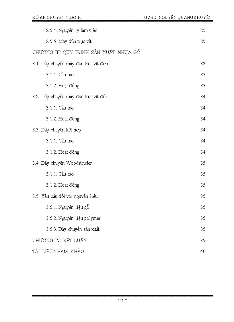image for page Khảo sát về vật liệu nhựa gỗ đặc biệt là quy trình sản xuất nhựa gỗ bằng máy đùn trục vít