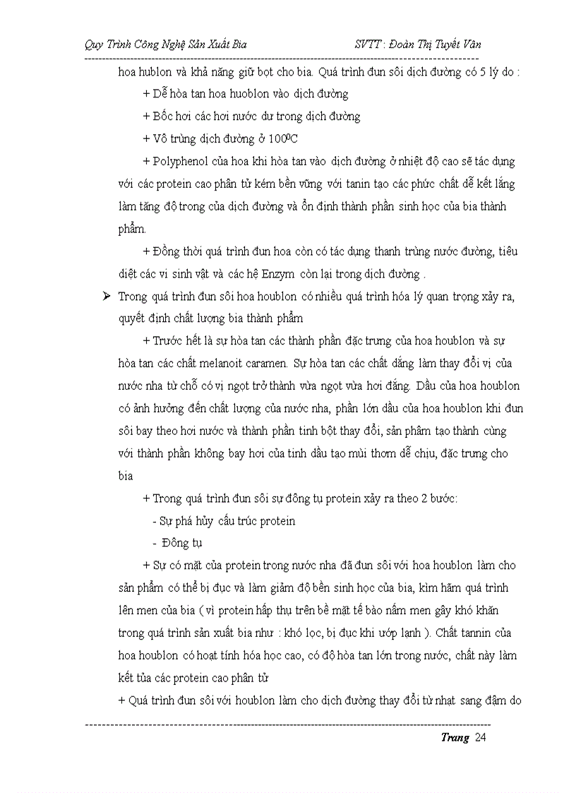 image for page Quy Trình Công Nghệ Sản Xuất Bia