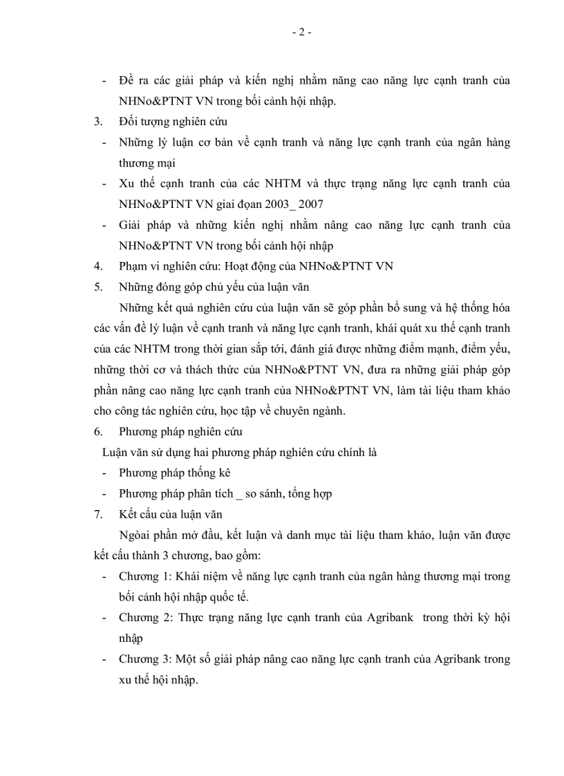 image for page Giải pháp nâng cao năng lực cạnh tranh của ngân hàng nông nghiệp và phát triển nông thôn việt nam trong xu thế hội nhập