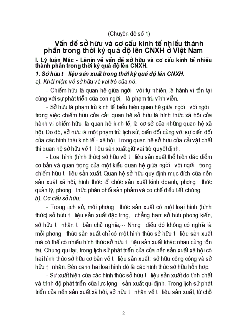 image for page Chuyên đề thi tốt nghiệp chính trị học phần kinh tế chính tri học mác lênin
