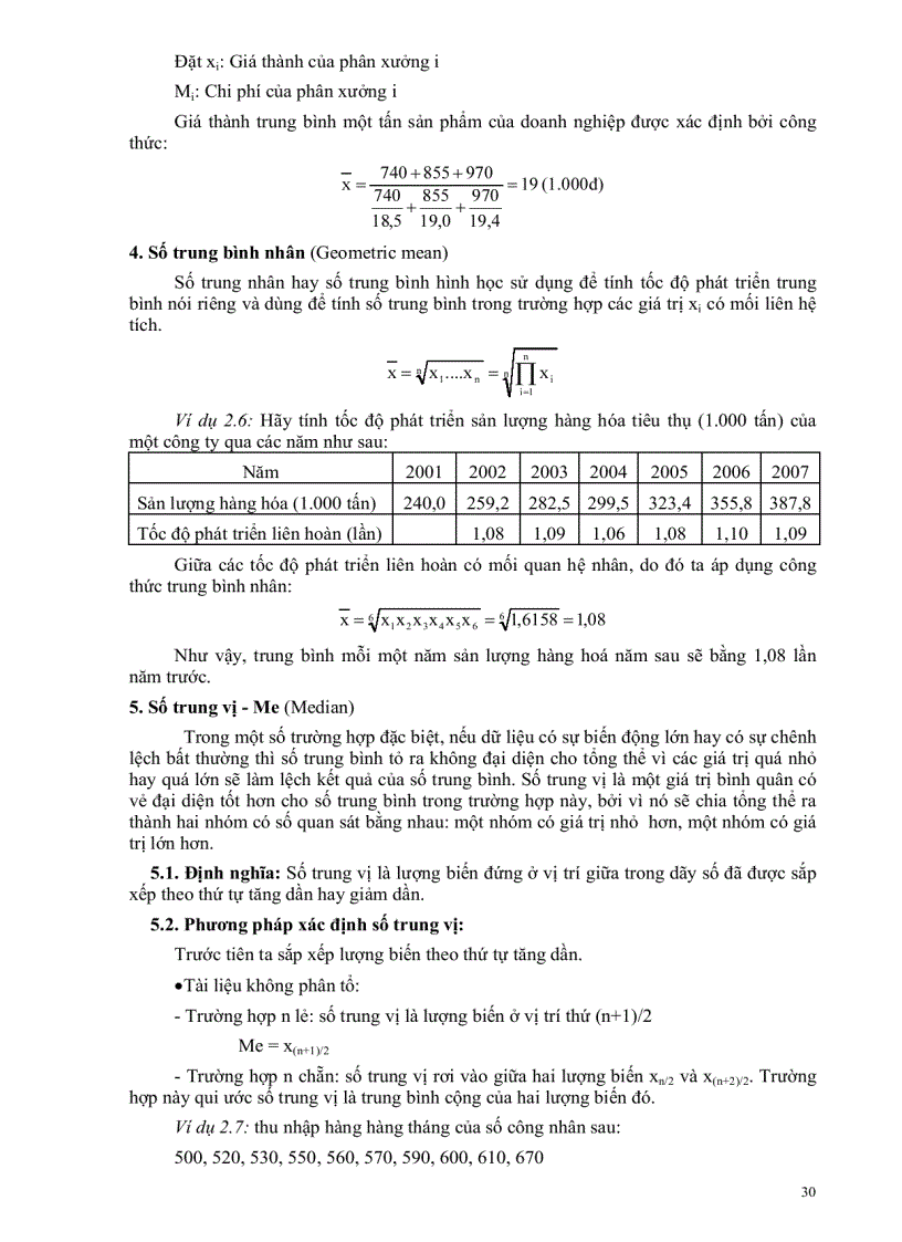 image for page Giáo trình nguyên lý thống kê kinh tế