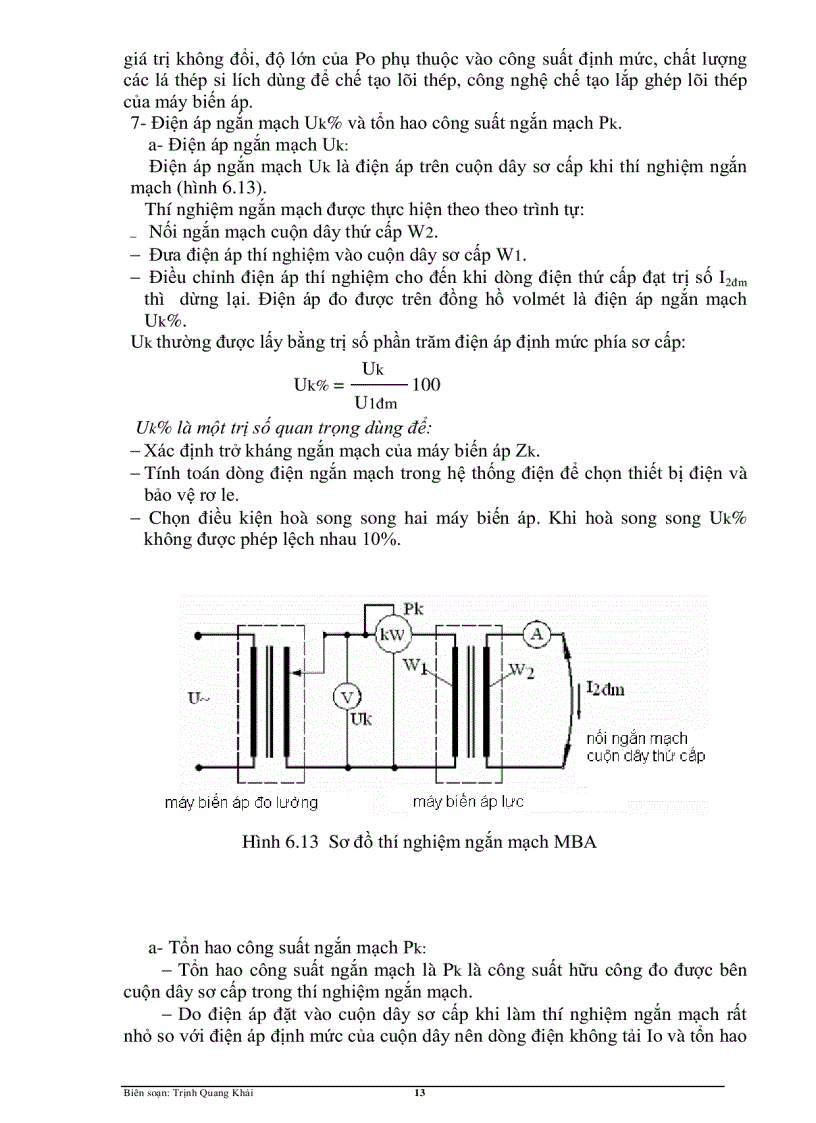 image for page Quản lý vận hành máy biến áp