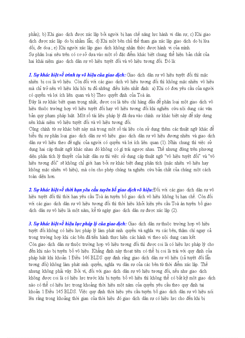 image for page Giao dịch dân sự vô hiệu tương đối và vô hiệu tuyệt đối