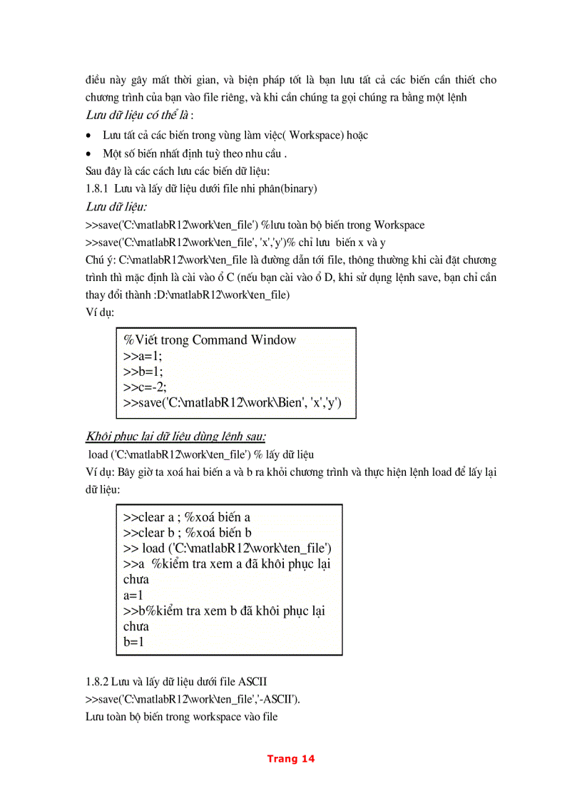image for page Tự học Matlab Ebook