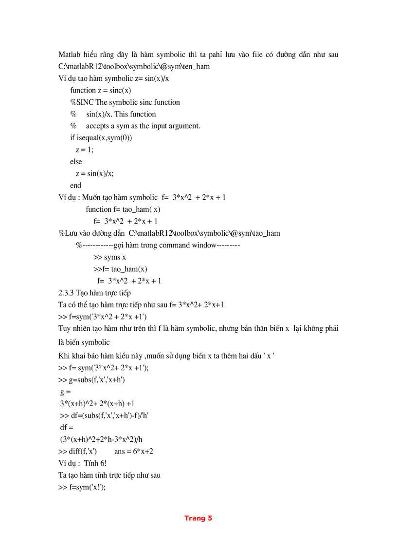 image for page Tự học Matlab Ebook