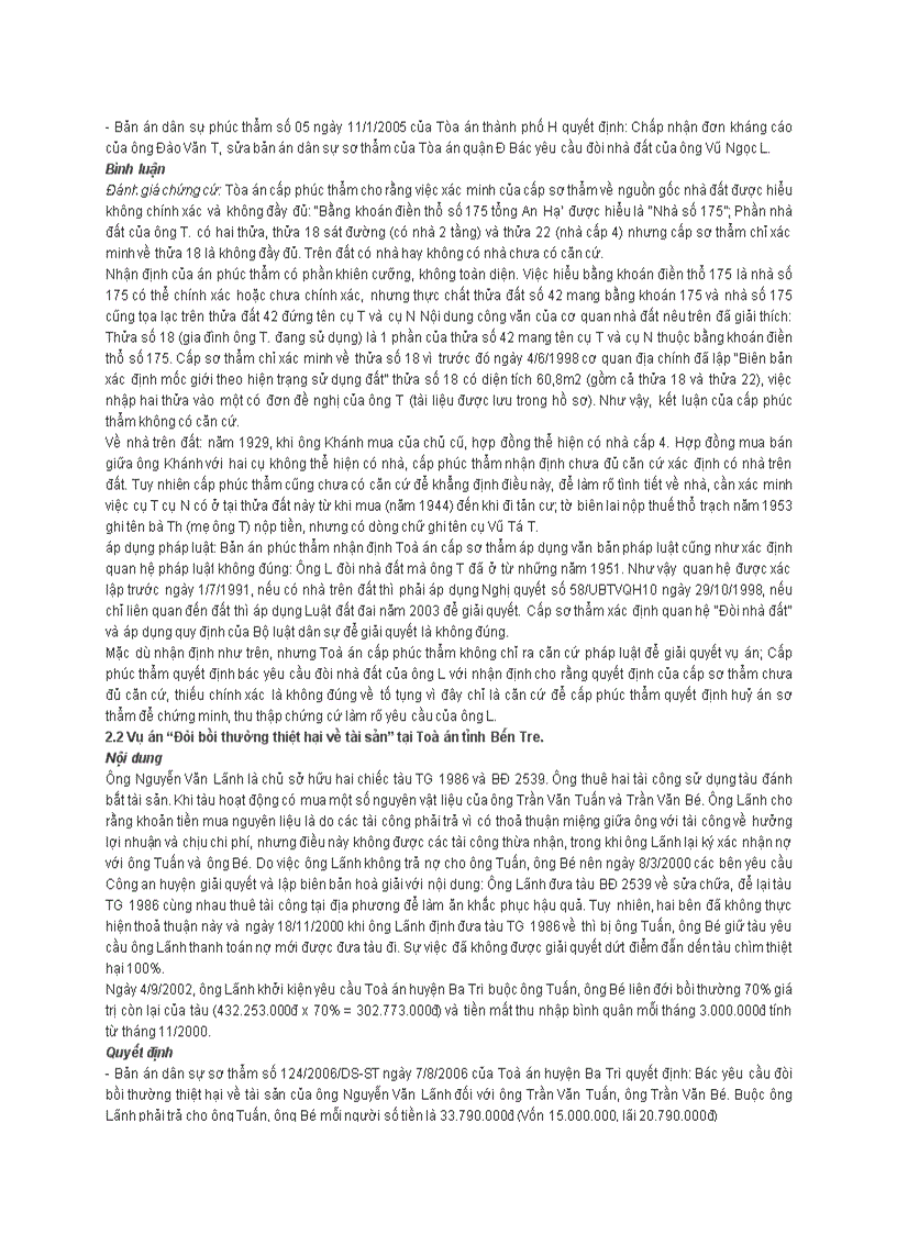 image for page Thực trạng về biện pháp dân sự bảo vệ quyền sở hữu