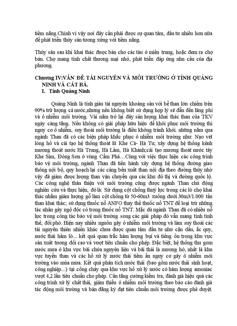 image for page Sự tác động của việc phát triển kinh tế đến tài nguyên môi trường
