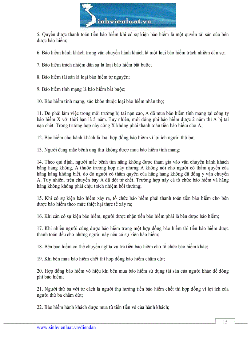 image for page 1 số câu hỏi trắc nghiệm môn luật dân sự