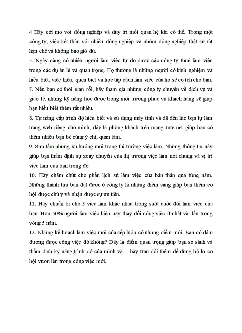 image for page Hãy là chuyên gia trong lĩnh vực việc làm của bạn