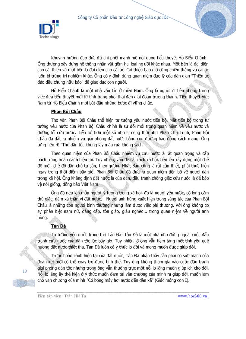 image for page Chuyên đề khái quát văn học Việt Nam thế kỉ XX