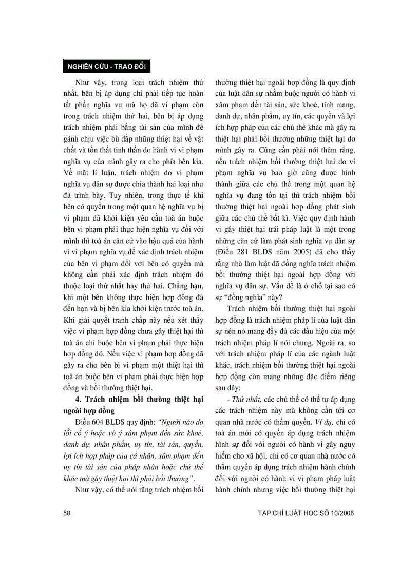 image for page Về sự tương đồng và khác biệt giữa nghĩa vụ dân sự và trách nhiệm dân sự