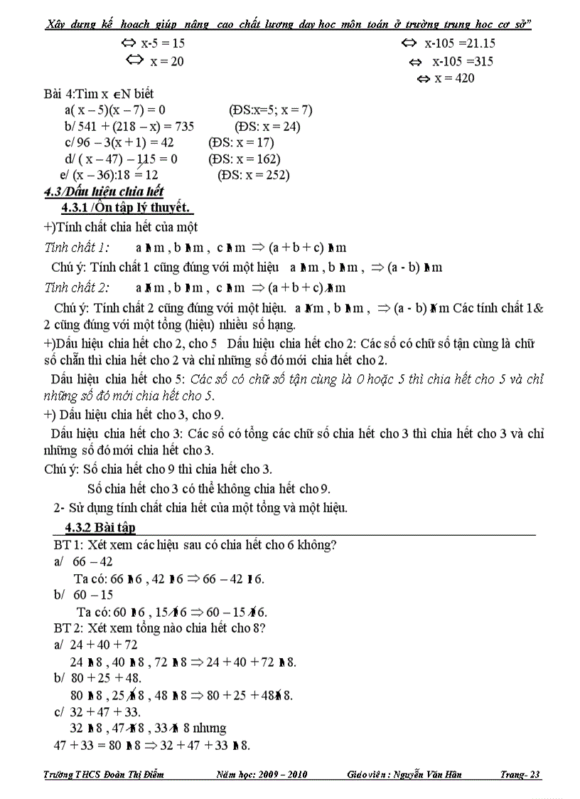 image for page Xây dựng kế hoạch giúp nâng cao chất lượng dạy học môn toán ở trường trung học cơ sở