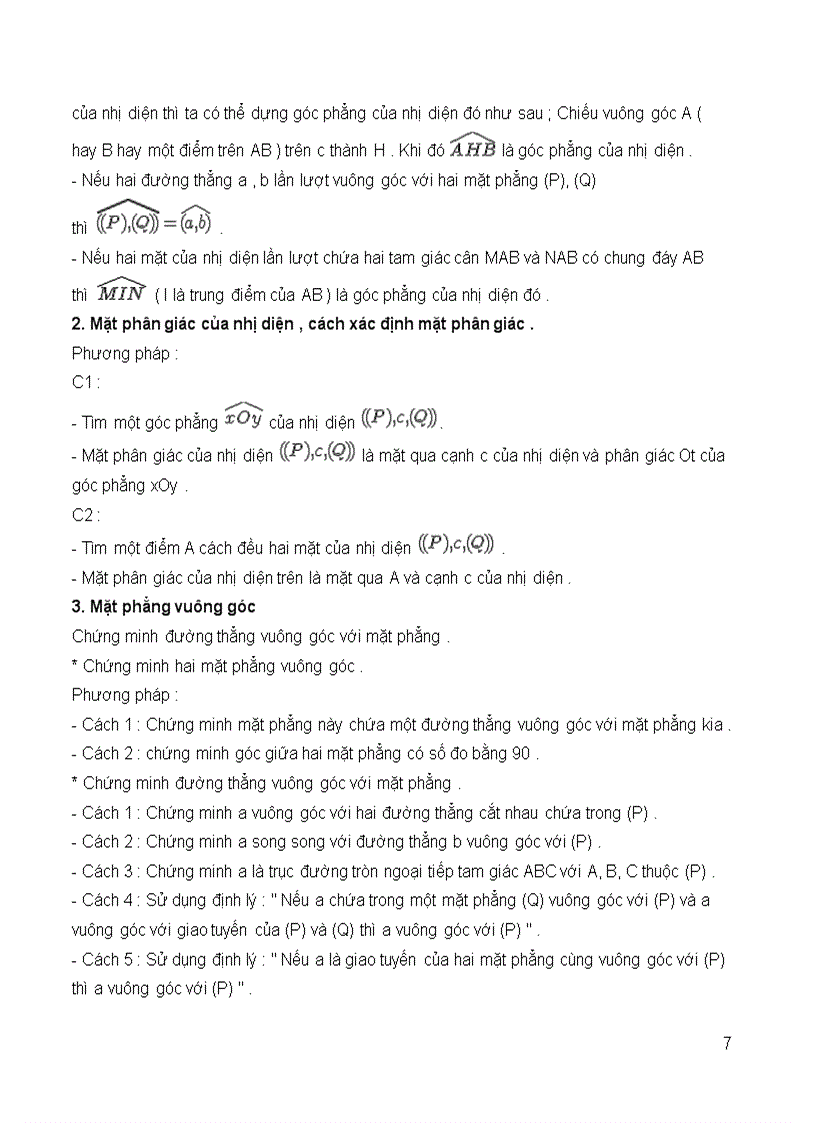 image for page Kiến thức cơ bản của hình học không gian