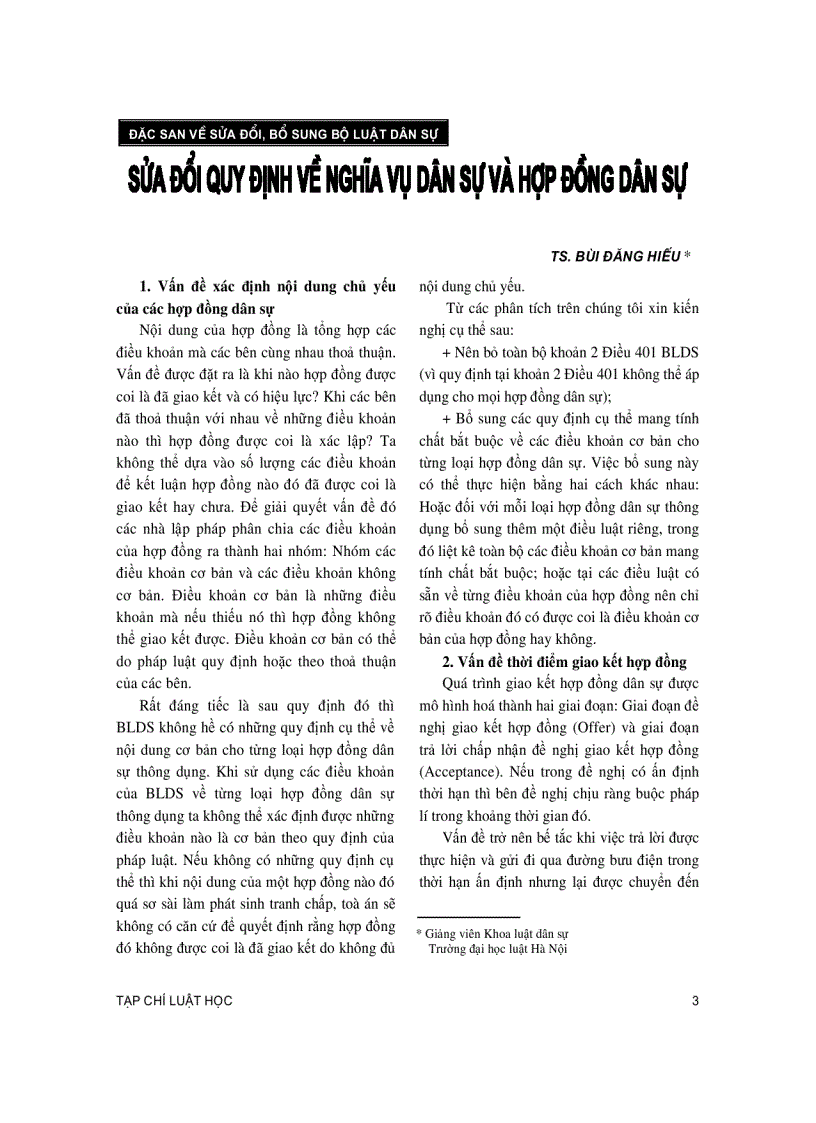 image for page Sửa đổi quy định về nghĩa vụ dân sự và hợp đồng dân sự