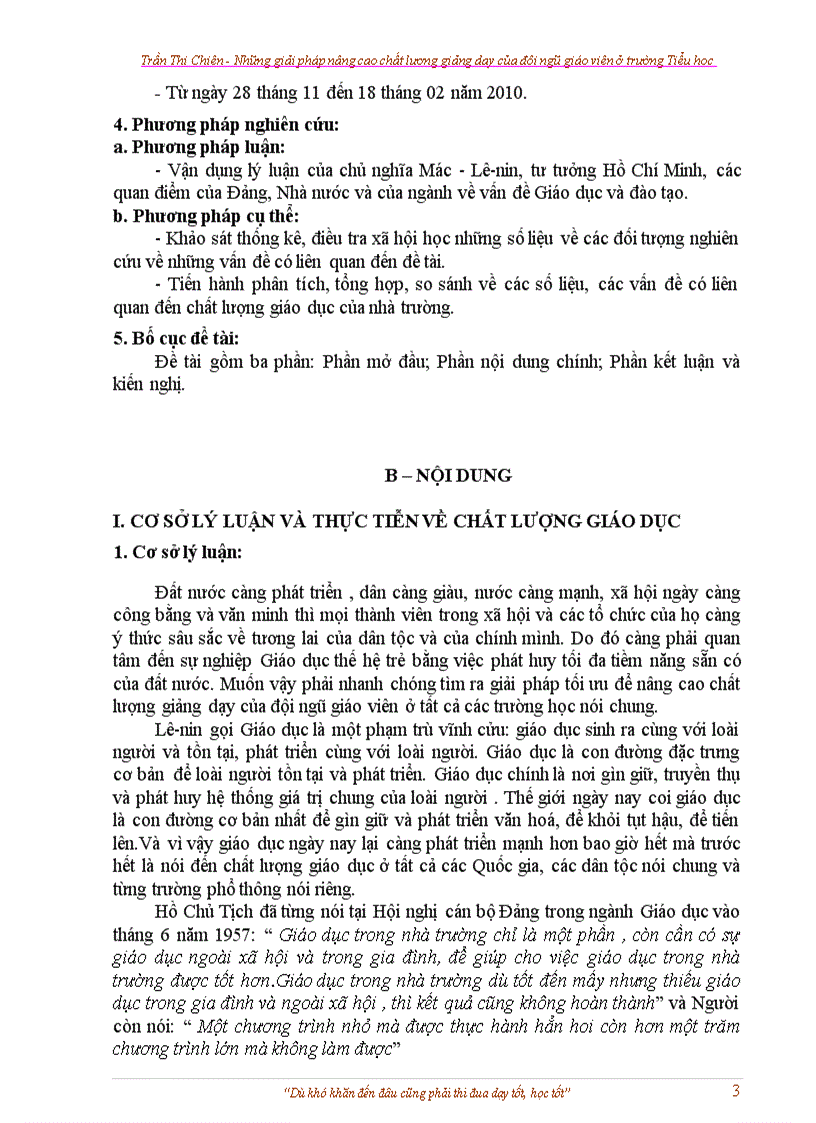 image for page Những giải pháp nâng cao chất lượng giảng dạy của đội ngũ giáo viên ở trường Tiểu học