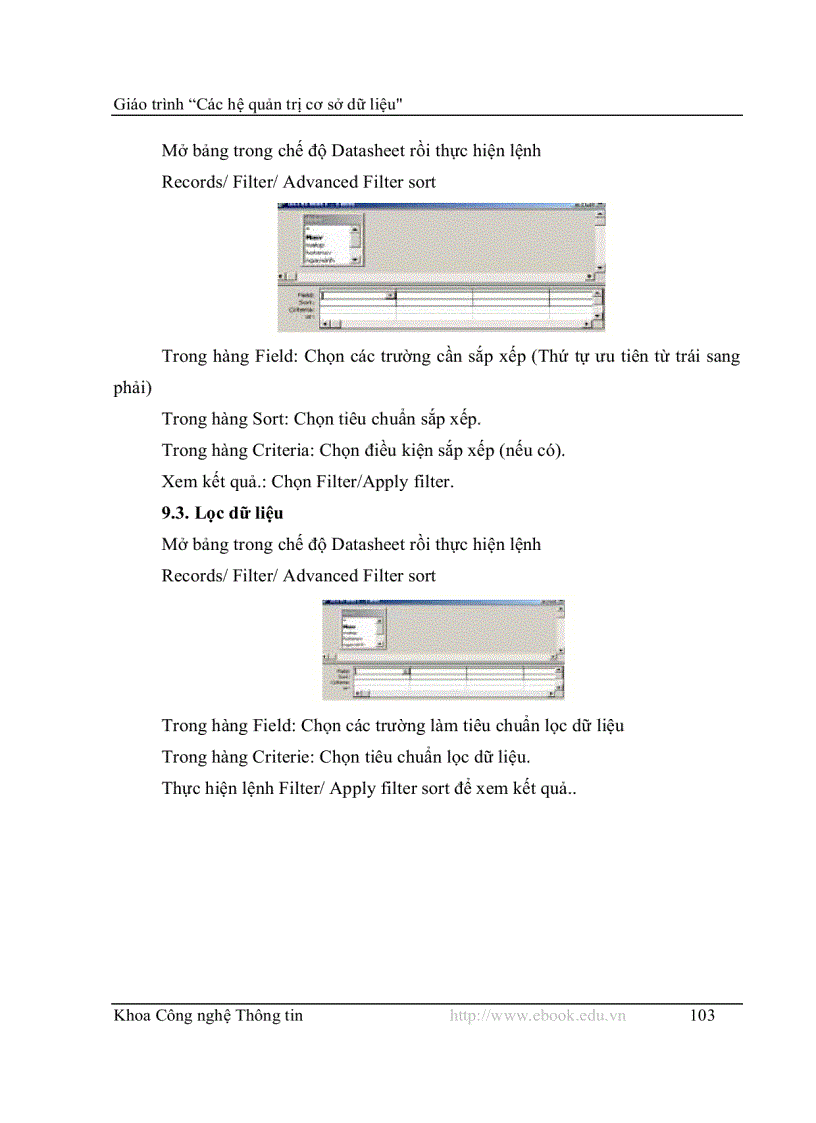 image for page Các hệ quản trị cơ sở dữ liệu