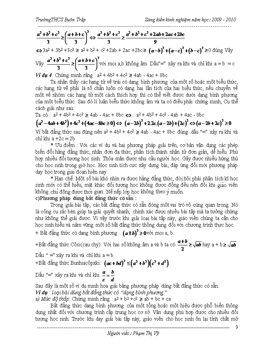 image for page Kinh nghiệm dạy học Giải bài tập bất đẳng thức hướng khắc phục sai lầm tạo lập mới hệ thống bài tập