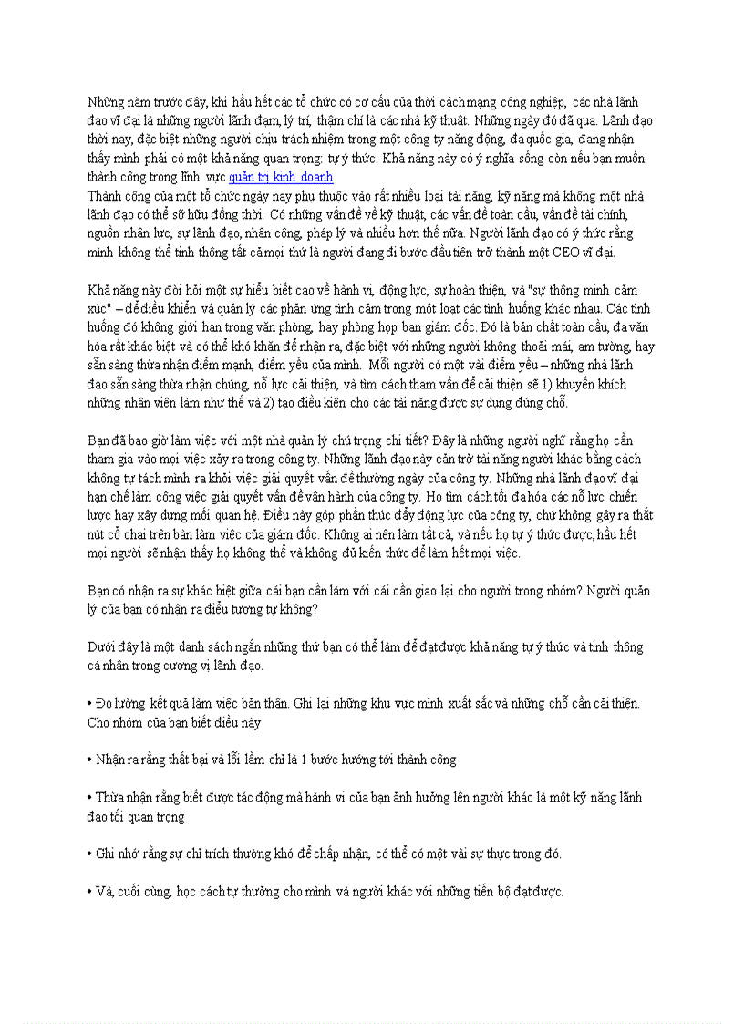 image for page Đặc điểm của một nhà lãnh đạo tài năng