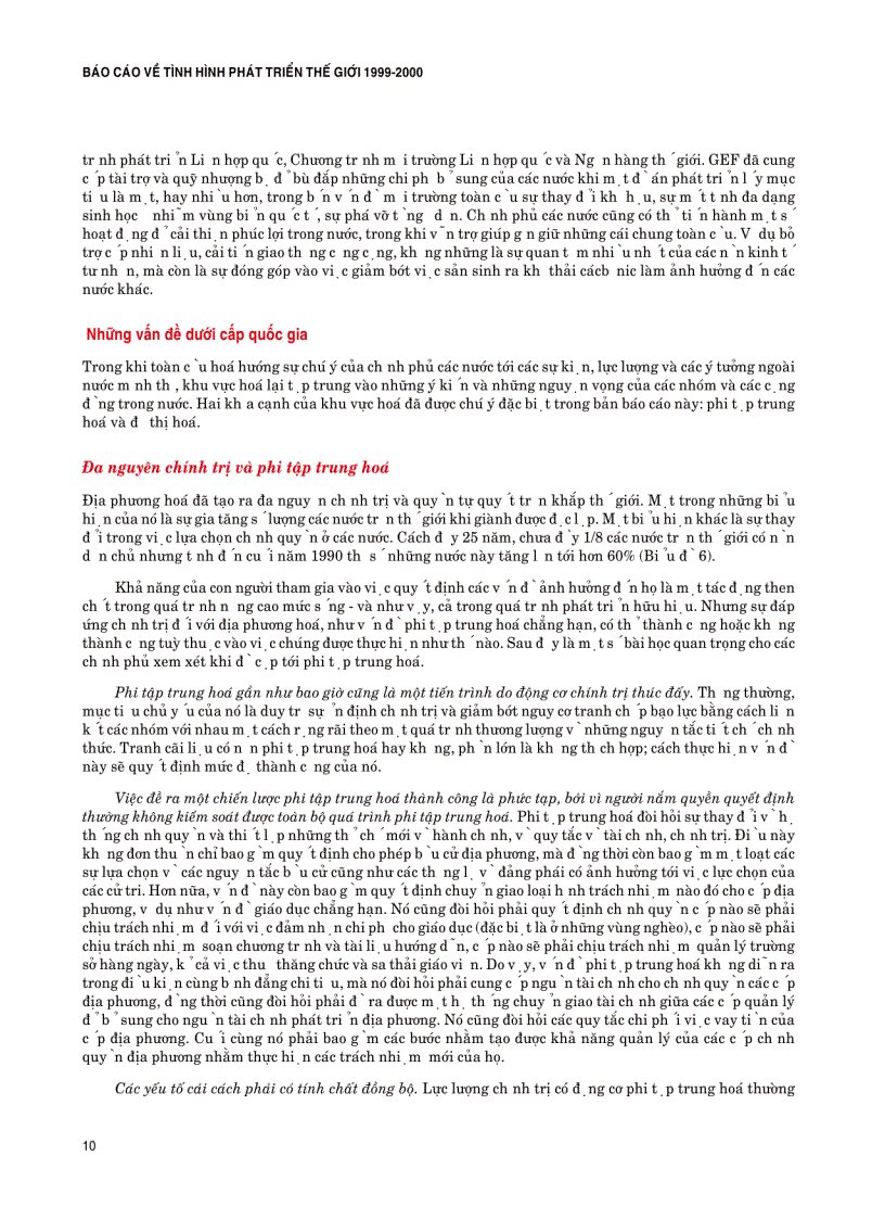 image for page Báo cáo về tình hình phát triển thế giới 1999 2000
