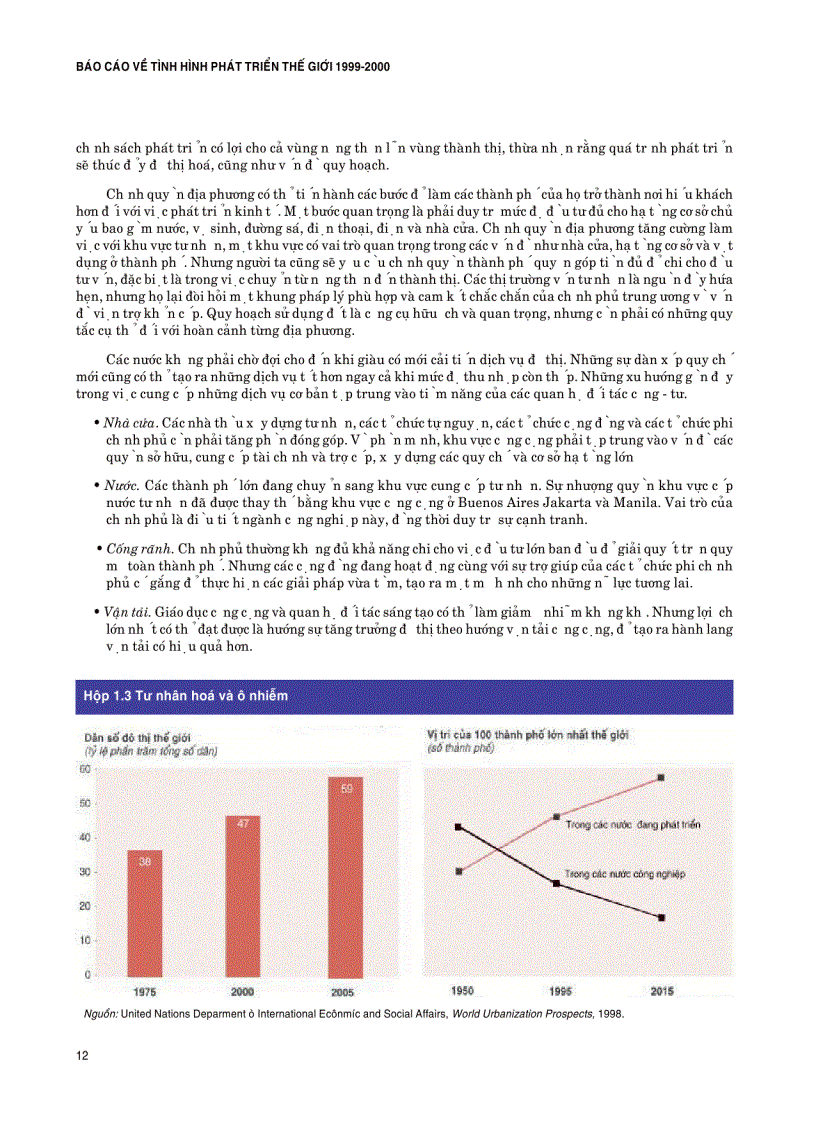 image for page Báo cáo về tình hình phát triển thế giới 1999 2000