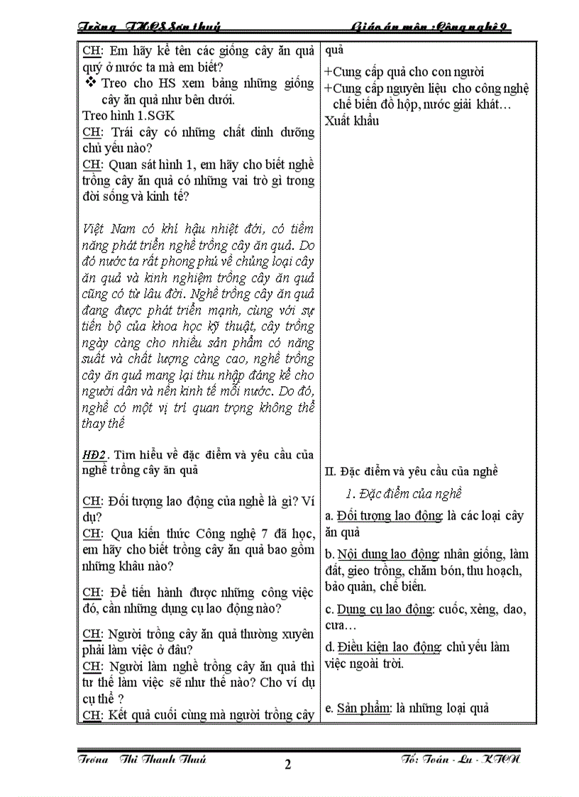 image for page Nghề trồng cây ăn quả